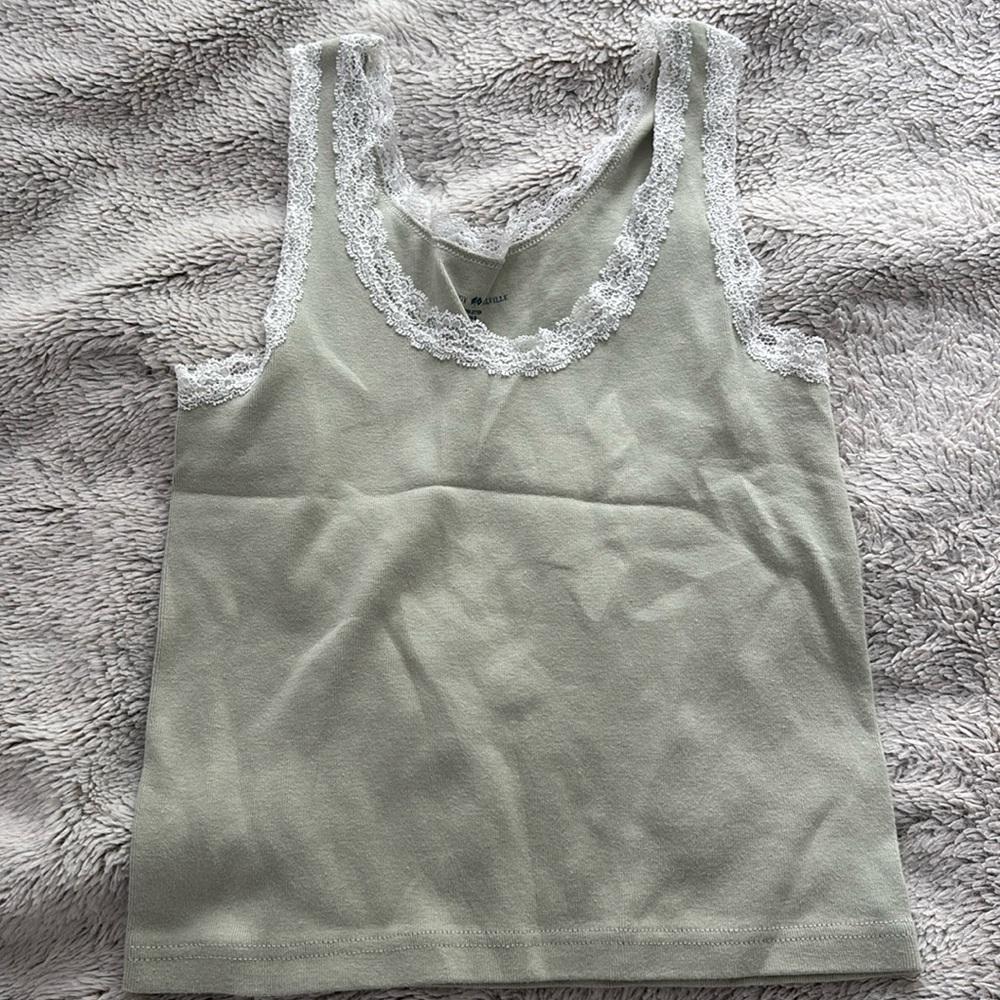 Brandy Melville Lace Tank Top Cotton